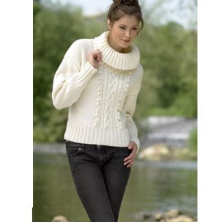 Alternative view of JB044 Aran Sweater