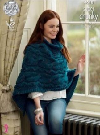 Alternative view of Super chunky Sweater and Poncho 4618
