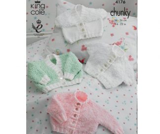 Alternative view of King Cole Cardigans 4176