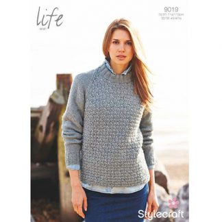 SC9019 Aran Raglan Sweater
