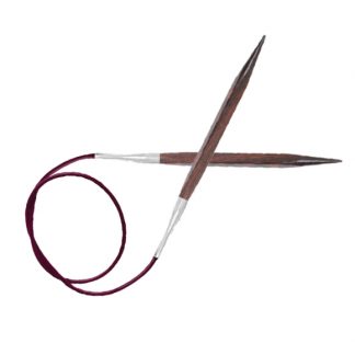 Cubics Fixed Circular Needles (Symfonie Rose) by KnitPro - 4mm, 120cm