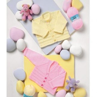 Stylecraft baby cardigans in 3 ply 8209