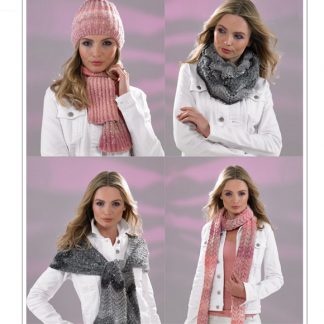 Scarf Cowl and Wrap Set JB514 DK by James C Brett