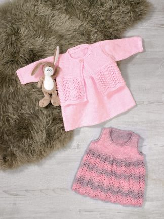 Pinafores and cropped cardigan JB613