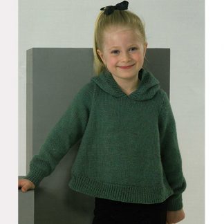 Girl's cardigan and hooded sweater JB184