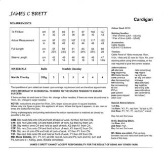 Alternative view of JCB Ladies Chunky Cardigan JB072