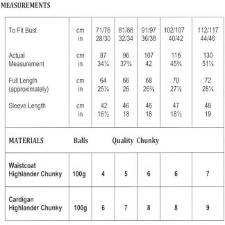 Alternative view of JCB Ladies Chunky Cardigan & Waistcoat JB427