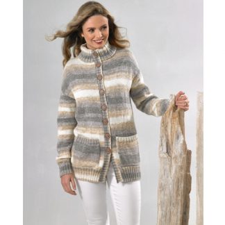 Alternative view of James C Brett JB615 Longline Jackets