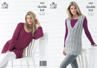 Alternative view of King Cole Sweater DK 3323