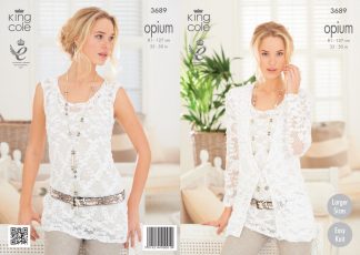 King Cole Sweater & Cardigan DK 3689