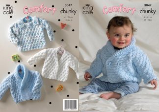 King Cole Babies Cardigan & Sweater in Chunky - 3047