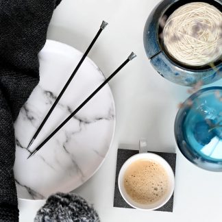 Karbonz Single Pointed Needles 35cm by KnitPro