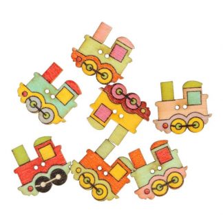 Locomotive buttons assorted