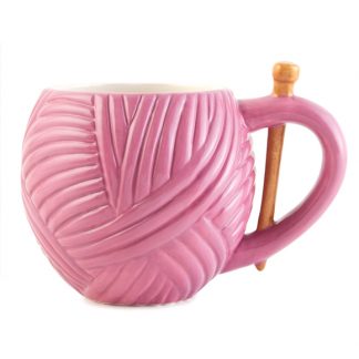 Novelty ceramic Yarn ball mug