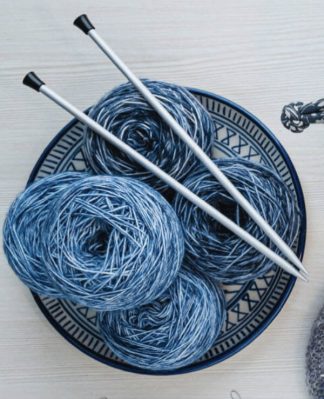 Basix Aluminium Single Pointed Needles 25cm by KnitPro