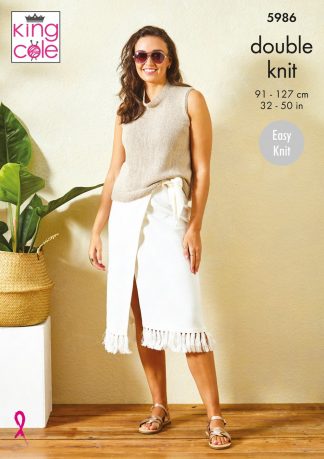 Alternative view of 5986 Linendale DK Pattern by King Cole