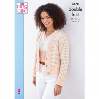 5878 Finesse Cotton Silk DK Pattern by King Cole