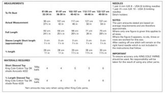 Alternative view of 5370 Cotton Top DK Pattern by King Cole