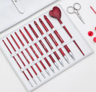 Alternative view of Amore Tunisian Crochet Hook Set by KnitPro