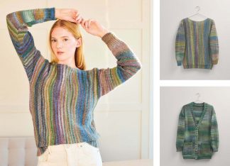 Alternative view of Rico1291 Aran Sweater and Cardigan