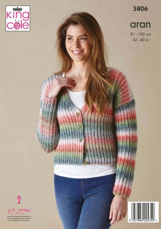 KC5806 Aran Sweater & Cardigan