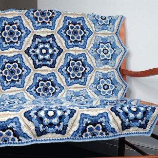Alternative view of Delft Blanket by Janie Crow