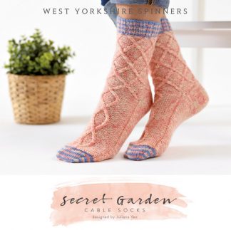 Secret Garden Cable Socks by WYS (download only)