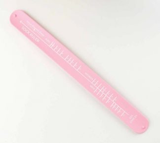 Sock Sizing Bracelet Ruler by Twice Sheared Sheep
