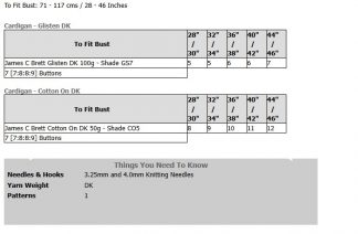 Alternative view of JB431 Cardigan by James C Brett