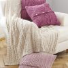 Cushion Covers and Throw 5660 Aran by King Cole