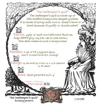 Alternative view of The Beekeeper's Quilt by Tiny Owl Knits