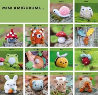 Alternative view of Mini Amigurumi Woodland - 26 tiny crochet creations by Julia Chiang