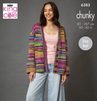 Sweater and Cardigan 6383 by King Cole