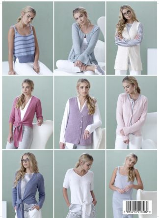 Alternative view of Finesse Cotton Silk DK Book Two by King Cole