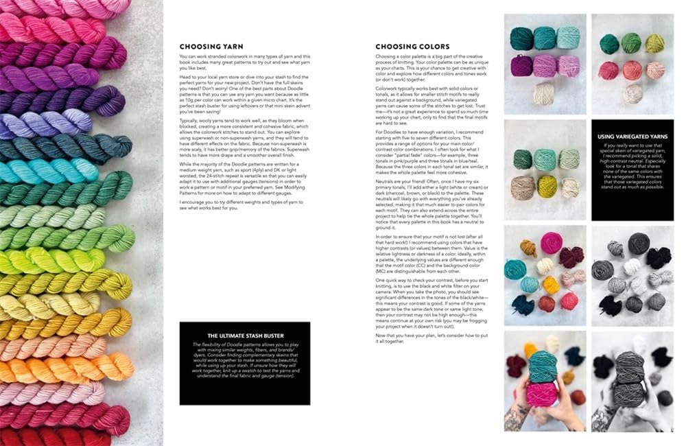 The Doodle Knit Directory - 200 mix and match motifs and patterns for knitted accessories by Jamie Lomax - Image 3