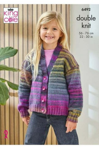 Childs Cardigan 6492 by King Cole