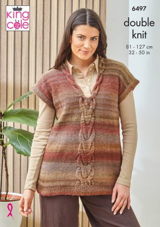 Tunics Ladies DK 6497 by King Cole