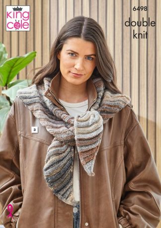 Scarves DK 6498 by King Cole