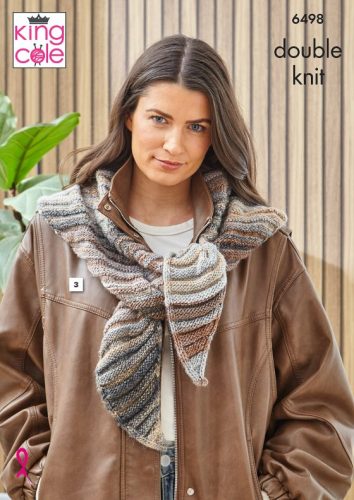 Scarves DK 6498 by King Cole